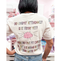 Teacher Brain Tee-  small*