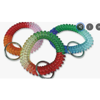 Wrist Coil Keychain, Tri-Color*