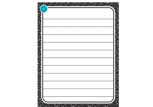 Creative Teaching Press Cool for School Composition Lined Chart* Creative Teaching Press Cool for School Composition Lined Chart*