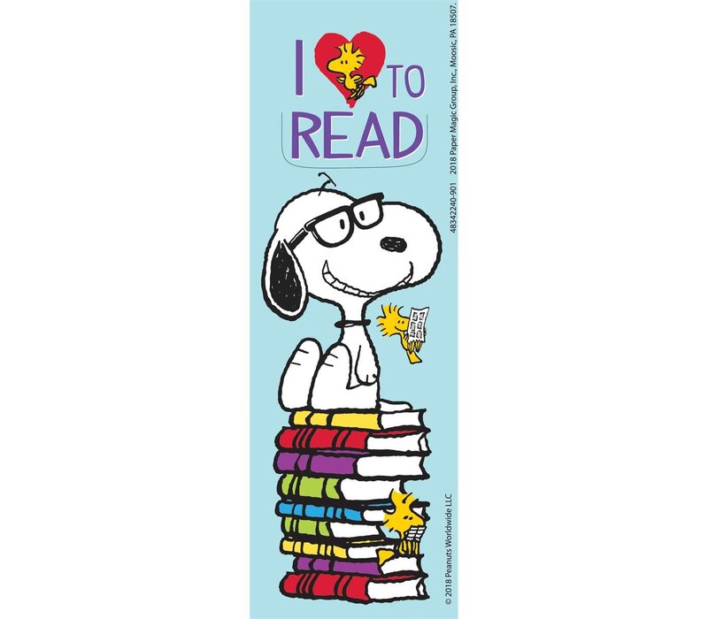 Peanuts - I Love to Read Bookmark*