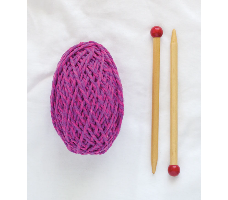 Friendly Loom Discover Knitting: Scarf Kit-pink*