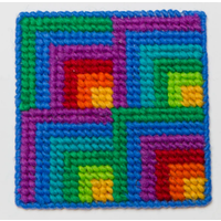 Friendly Loom Needlework Coaster Kit*