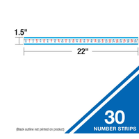 0-30 Number Line Desk Tape Grade K-3