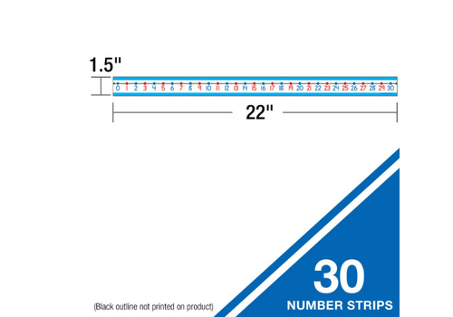 Carson Dellosa -20 to 20 Number Line Desk Tape Grade K-5