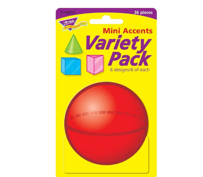 3D Shapes Accents (D)*