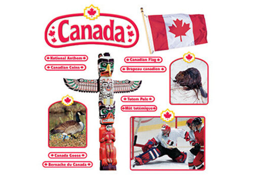 Trend Enterprises Canadian Symbols - English/French  Bulletin Board Set*