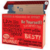Trend Enterprises Poster Storage Box- red*