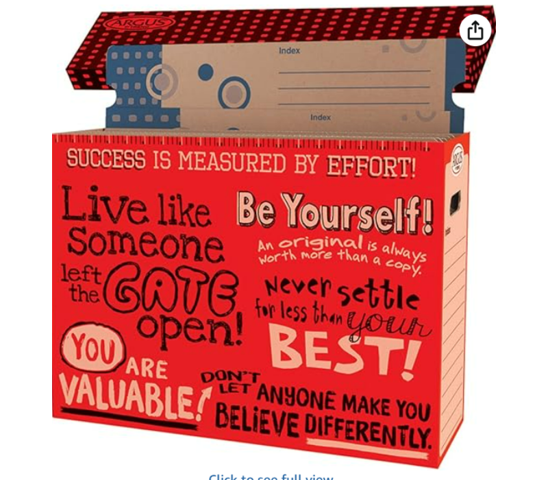 Poster Storage Box- red*