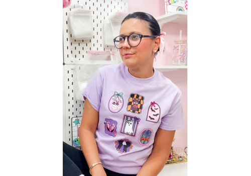 Lessons In Positivity Spooky Ghoul Gallery Tee- large*