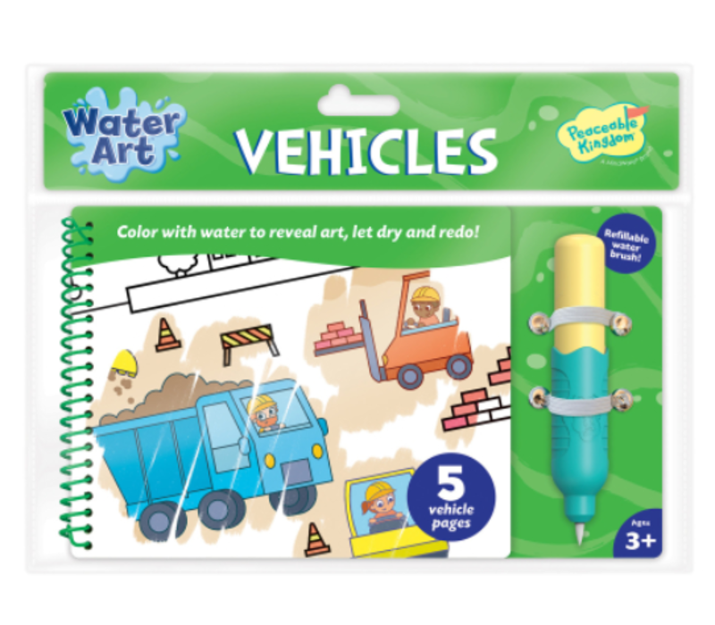 Vehicles Water Art Book*