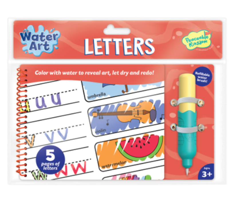 Letters Water Art Book*