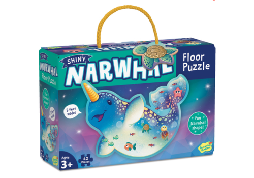 PEACEABLE KINGDOM Floor Puzzle: Narwhal*