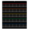 Teacher Created Resources Black Storage Pocket Chart