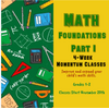 4 Week MOMENTUM Math Foundations - Level 1 FALL 2024 Thursdays 4:15-5:15pm