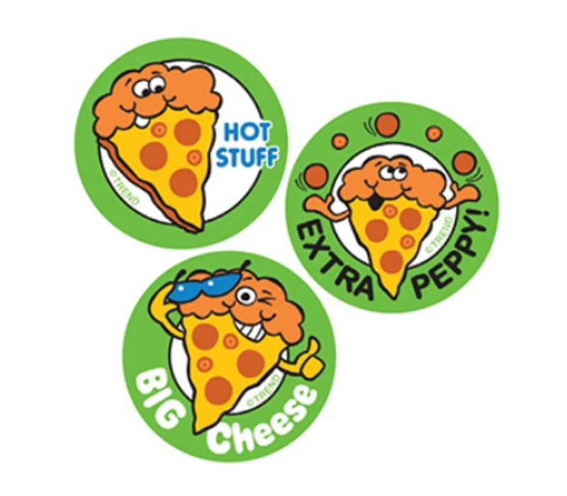 Extra Peppy!, Pizza scent Retro Remix Scratch 'n Sniff Stinky Stickers*