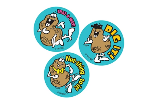 Trend Enterprises Copy of Ham It Up!, Ham Scent  Retro Scratch n Sniff Stinky Stickers*