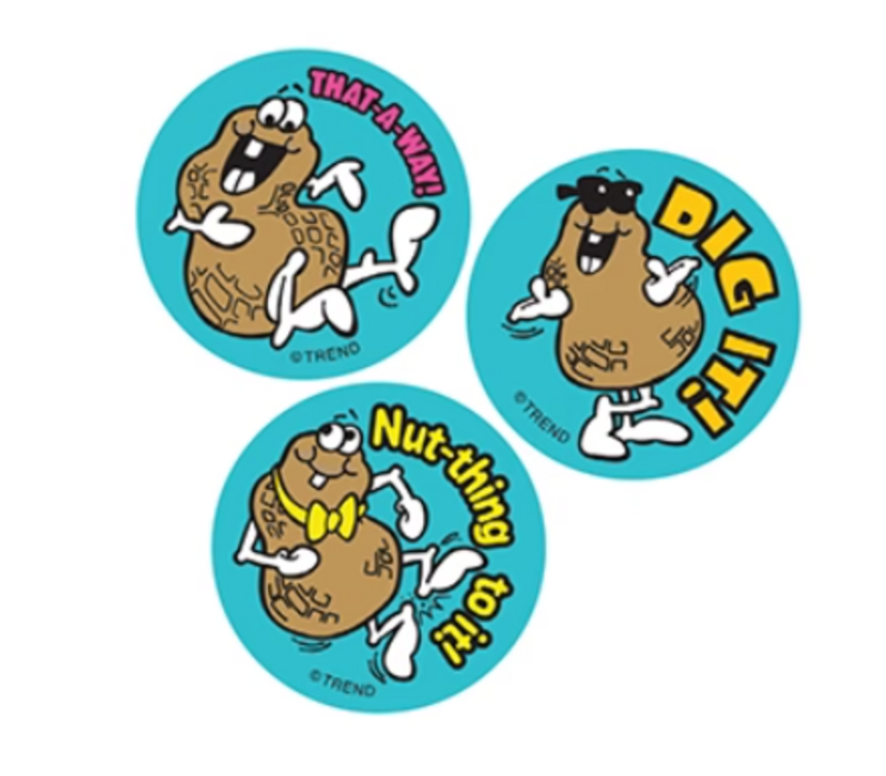 Copy of Ham It Up!, Ham Scent  Retro Scratch n Sniff Stinky Stickers*