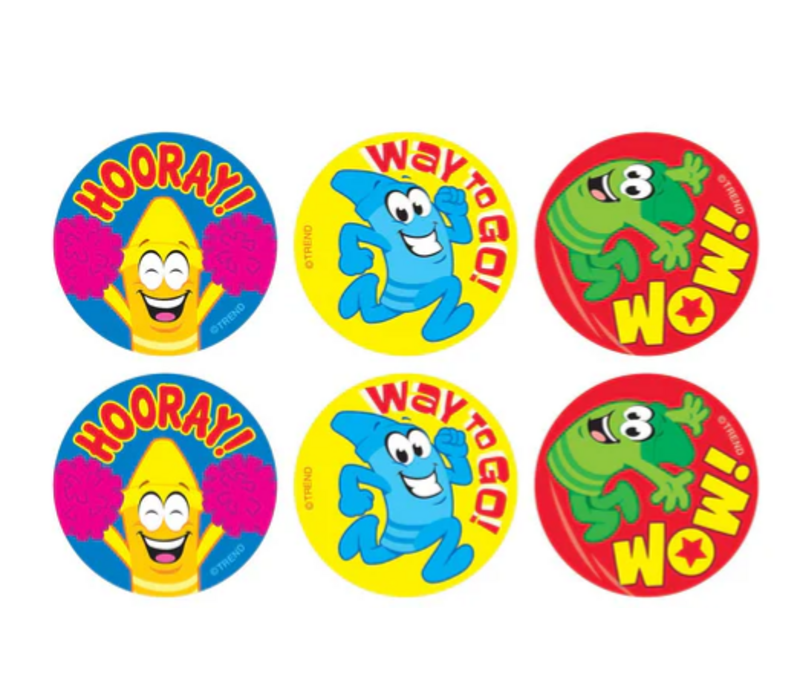 Can-do Crayons!, Fruit Punch scent Scratch 'n Sniff Stinky Stickers*