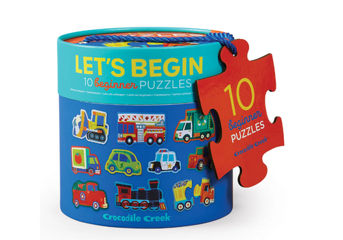 Crocodile Creek Let's Begin 2-Piece Puzzle - Vehicles*