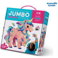 Crocodile Creek 48 Piece Jumbo Shaped Unicorn Puzzle*