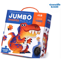 Crocodile Creek 48 Piece Jumbo Shaped Dinosaur Puzzle*