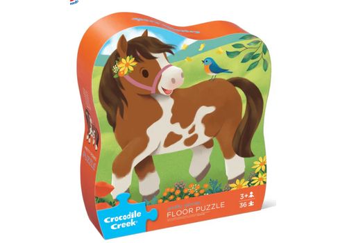 Crocodile Creek Pretty Ponies Floor Puzzle Crocodile Creek Pretty Ponies Floor Puzzle
