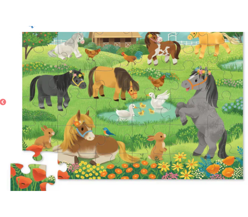 Pretty Ponies Floor Puzzle