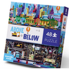 Crocodile Creek Above + Below 48 Piece Puzzle - Big City* Crocodile Creek Above + Below 48 Piece Puzzle - Big City*