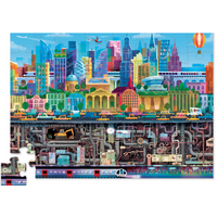 Above + Below 48 Piece Puzzle - Big City*