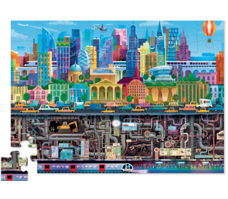 Above + Below 48 Piece Puzzle - Big City*