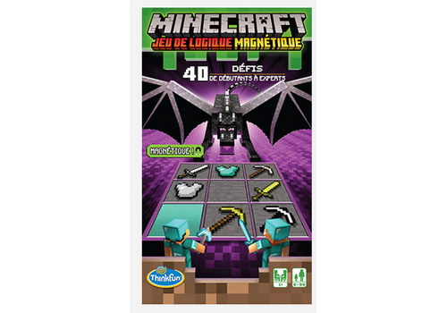 THINK FUN Minecraft Magnetic Travel Puzzle - French Edition*