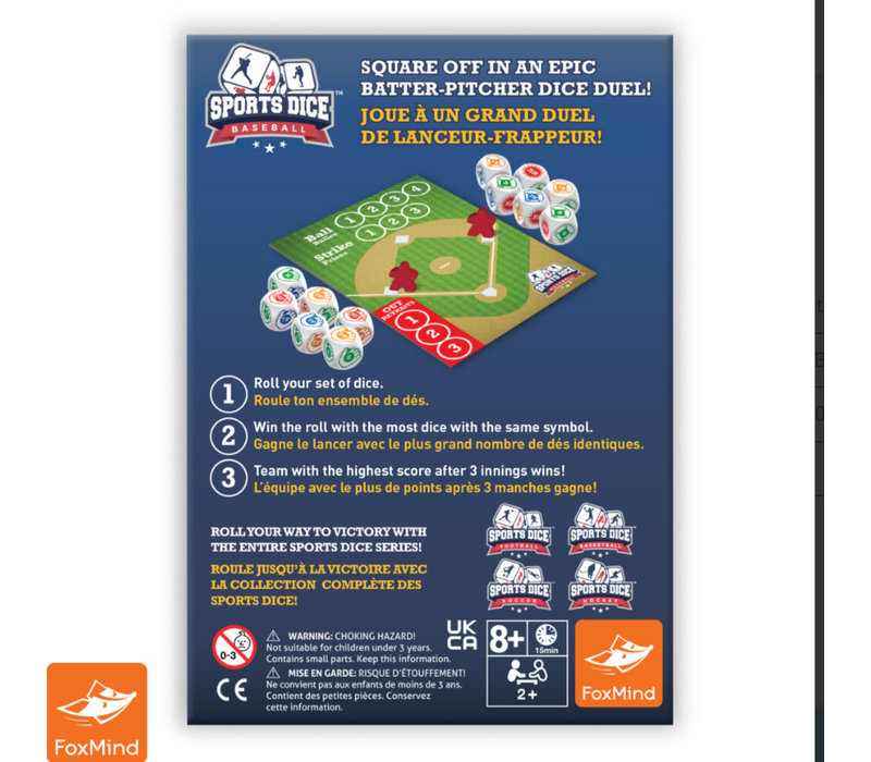 Sports Dice Baseball*