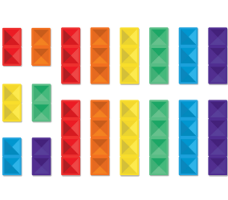 CONNETIX Rainbow Rectangle Pack, 18 Pieces*