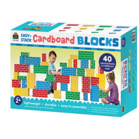 Easy-Stack Cardboard Blocks (40-Piece Set)*