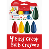 Faber-Castell Little Creatives Easy Grasp Bulb Crayons Set of 4*