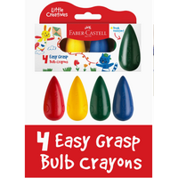 Little Creatives Easy Grasp Bulb Crayons Set of 4*