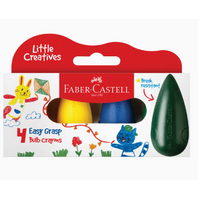 Little Creatives Easy Grasp Bulb Crayons Set of 4*
