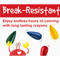 Little Creatives Easy Grasp Bulb Crayons Set of 4*