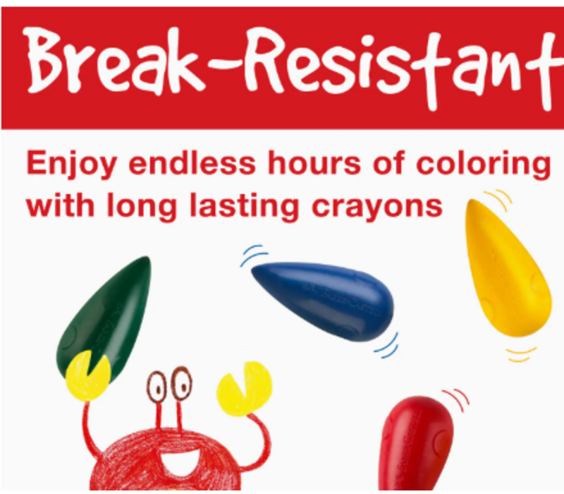 Little Creatives Easy Grasp Bulb Crayons Set of 4*