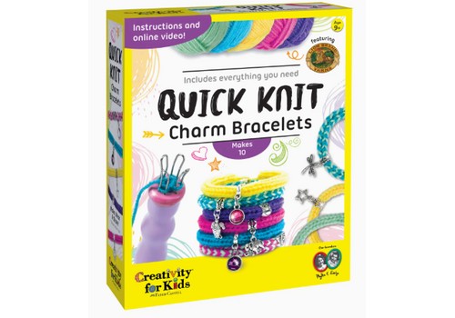 Faber-Castell Quick Knit Charm Bracelets Diy Craft Kit For Kids*