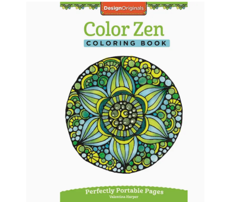 Color Zen Coloring Book - Take Along Size Adult Coloring*