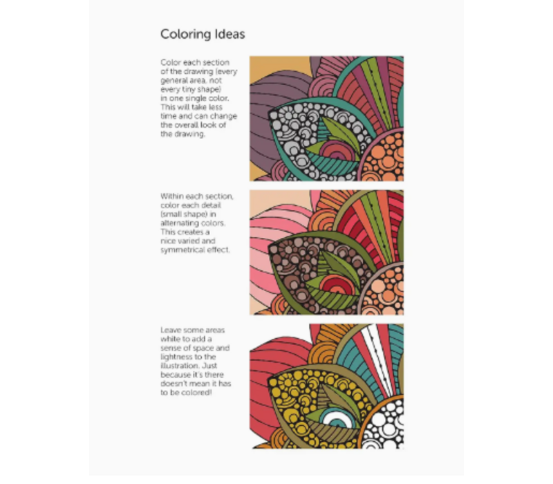 Color Zen Coloring Book - Take Along Size Adult Coloring*