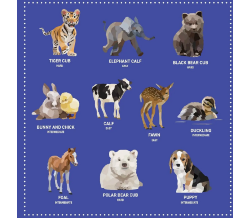 My Sticker Paintings - Baby Animals*