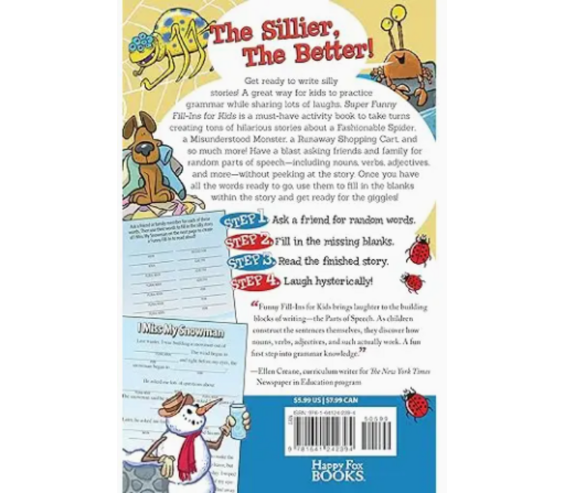 Super Funny Fill-Ins For Kids*