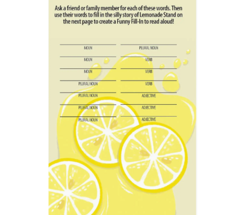 Super Funny Fill-Ins For Kids*