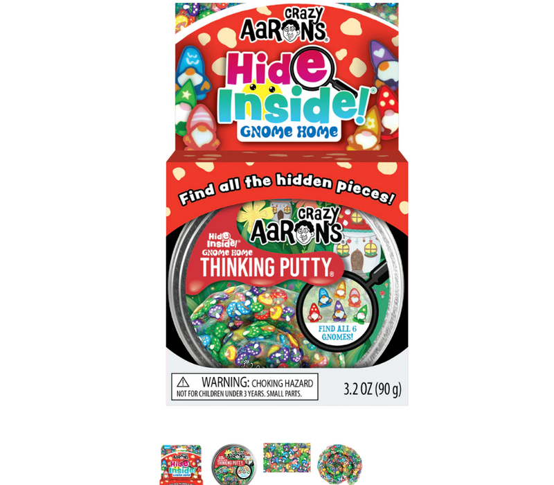 Crazy Aaron's SCENTsory Putty - Hide Inside Gnome Home*
