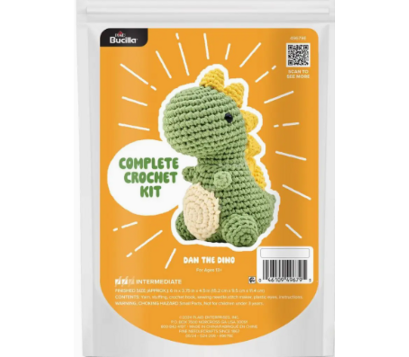 Crochet Kit - Dan the Dino*