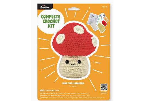 Plaid Crafts Crochet Kit - Juno the Mushroom*