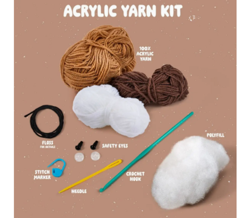 Crochet Kit - Marshy the S'more*