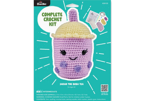 Plaid Crafts Crochet Kit - Sarah the Boba Tea*
